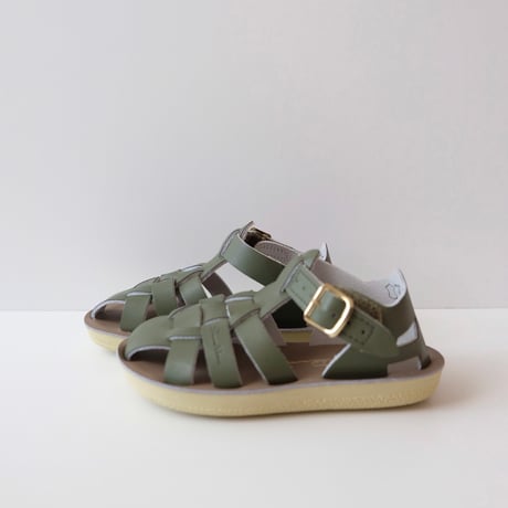 Salt-Water SANDALS SHARK Olive(CH7(15cm)～CH12(19cm))