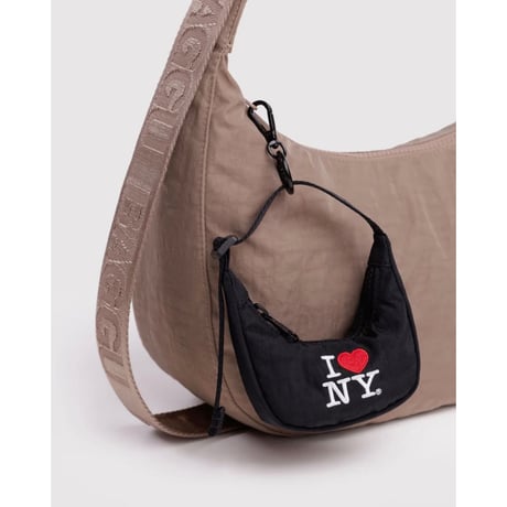 BAGGU Crescent Bag Charm - I Love NY