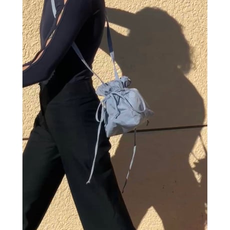 BAGGU Nylon Drawstring Bag Mist
