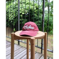 EXTRA-EXTRA FRAYED HAT - WASHED CHERRY