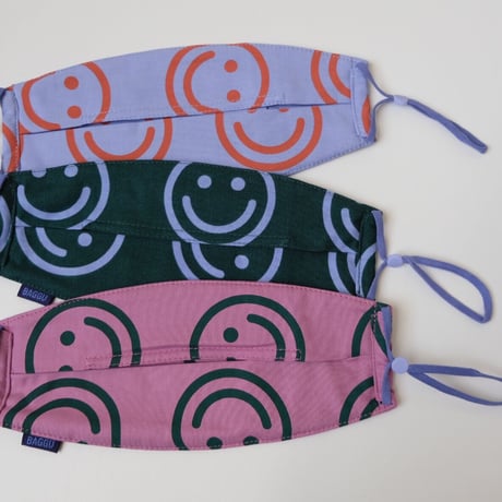 70%OFF BAGGU FABRIC MASK SET LOOP HAPPY