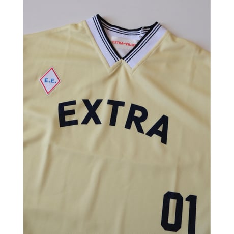 30%OFF 6-7Yラスト1点 EXTRA-EXTRA Extra Football Jersey Lemon