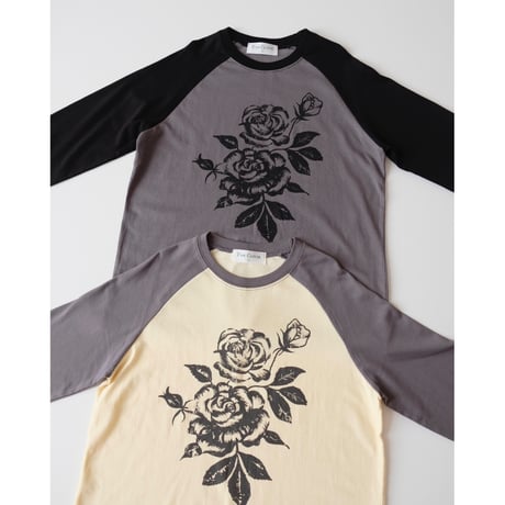 20%OFF VINTAGE ROSE T-SHIRTS(全2色/9,11,13,17)
