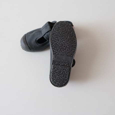 Cienta T STRAP SHOES antracita/dyed N77997(21(12.5cm)22(13cm)23(14cm)30(18.5cm)32(20cm))