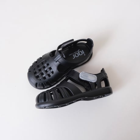 igor TOBBY SOLID NEGRO S10271(19(11cm)～28(17cm)）