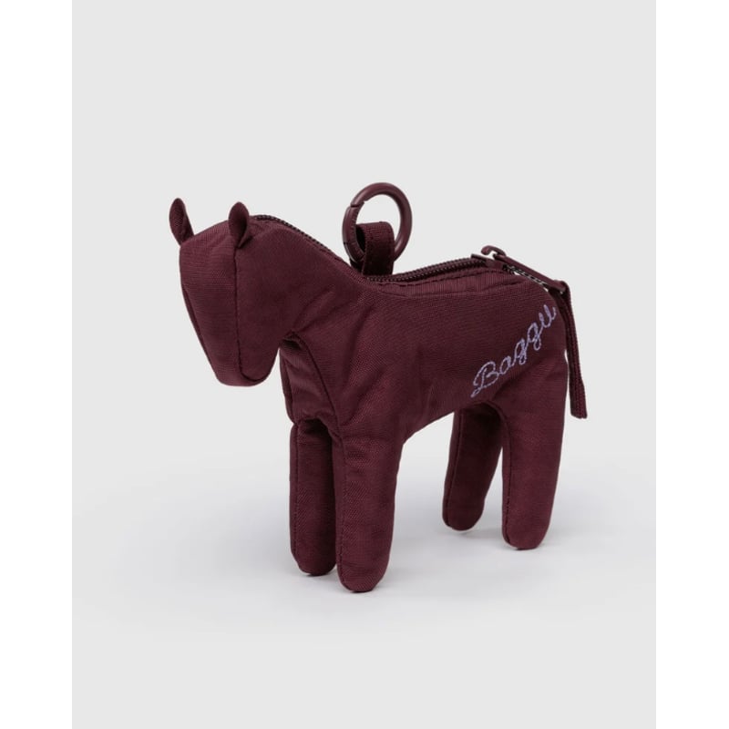 BAGGU Horse Charm Black & White Gingham | UNO b