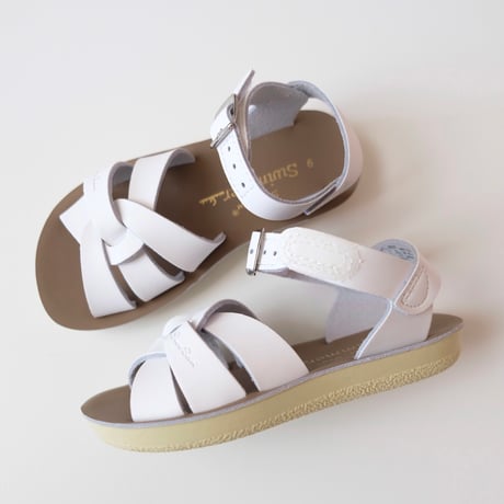 Salt-Water SANDALS SWIMMER White(CH9(16cm)～YTH3(22cm))