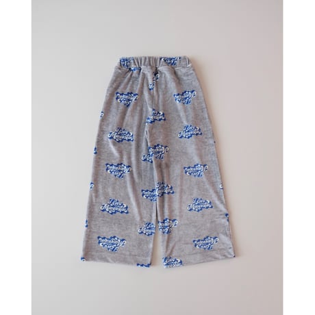 50%OFF 4Yラスト1点 MAISON MANGOSTAN  I LOVE VELVET TROUSERS GREY