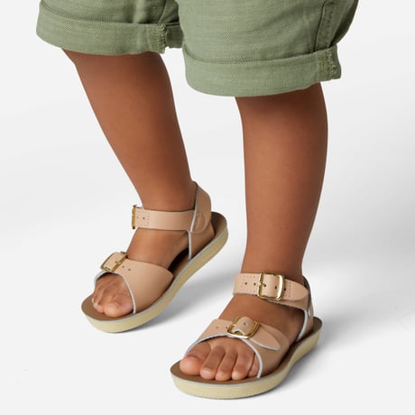 Salt-Water SANDALS SURFER Latte(CH6(14cm)CH7(15cm)CH11(18cm)CH12(19cm))