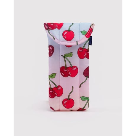 ラスト1点 BAGGU Puffy Glasses Sleeve Cherries