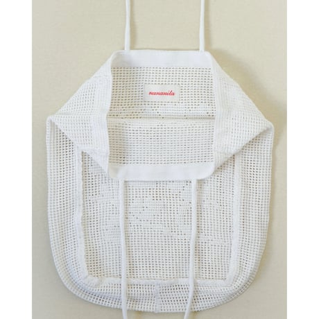 Nananita ROSE CROCHET BAG - DOVE