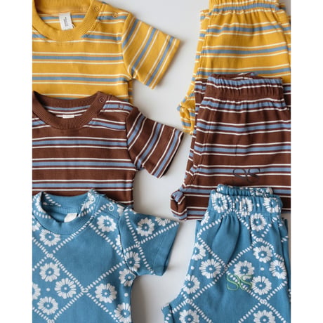 30%OFF 3-6Mラスト1点 SUMMER & STORM BABY BODY - BLUE FLORAL