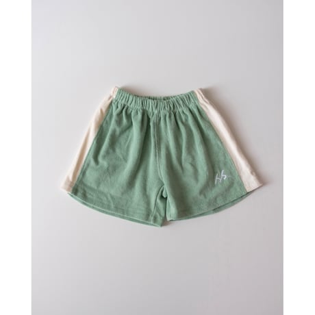 SUMMER & STORM TERRY PANEL SHORT - GREEN