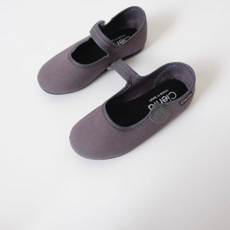Cienta ONE STRAP BALLET SHOES antracita 500A(23(14cm)～36(22.5cm))