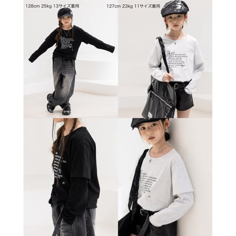 20%OFF STAR LAYERED T-SHIRTS(全2色/9,11,13,17)