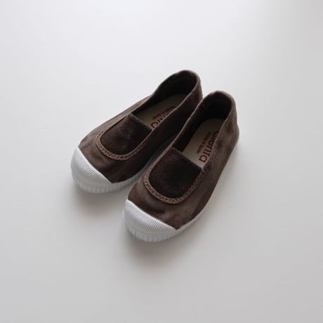 Cienta SLIP-ON SHOES nogal/ムラ染め(23(14cm)24(14.5cm)25(15cm))