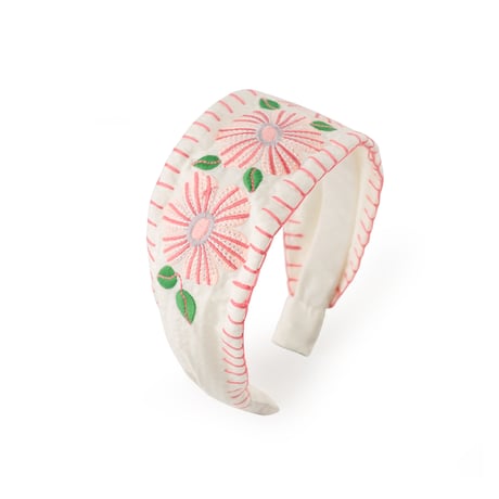 50%OFF ラスト1点 Gingersnaps Girls Alina Headband With Flower Embroideries