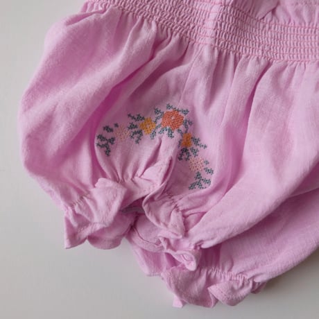 70%OFF Tocoto Vintage BLOOMER EMBROIDERY FLOWERS LILAC(9M,12M,18M,2Y)