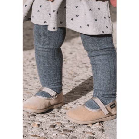 Cienta VELOUR VELCRO ONE STRAP SHOES crudo / velour 400(20(12cm)21(12.5cm))