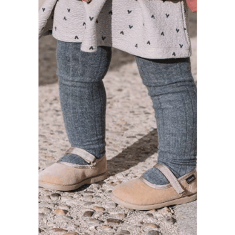 Cienta VELOUR VELCRO ONE STRAP SHOES crudo / ve