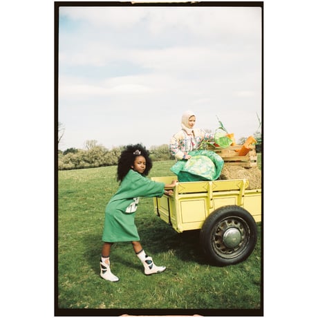 70%OFF 2yラスト1点 MAISON MANGOSTAN MANGOSTAN TEAM DRESS GREEN