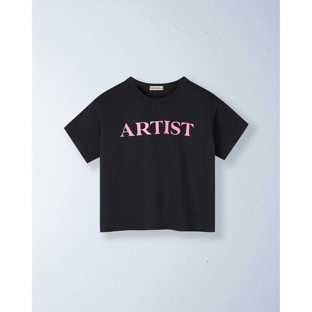 ziggy zaza artist tee 新品未使用 ZIGGY ZAZA artist tee pink pop | UNO babewear