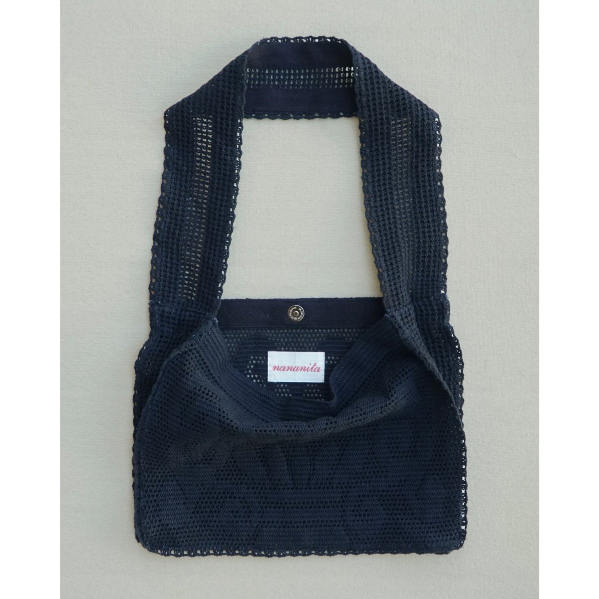 Nananita FOUNTAIN CROCHET BAG - BLACK | UNO bab