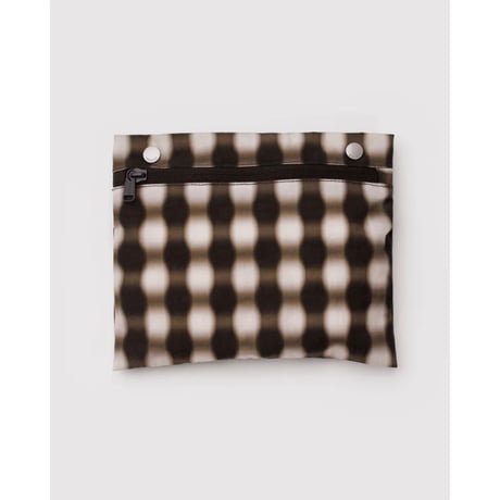 BAGGU Everyday Cloud Bag Blurred Gingham Brown