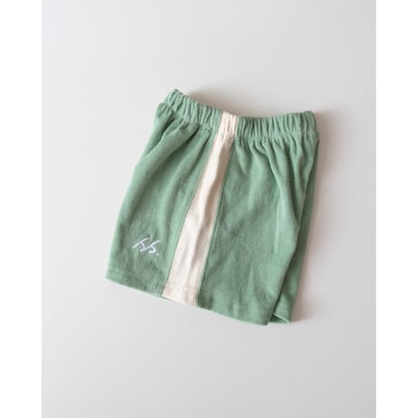 SUMMER & STORM TERRY PANEL SHORT - GREEN