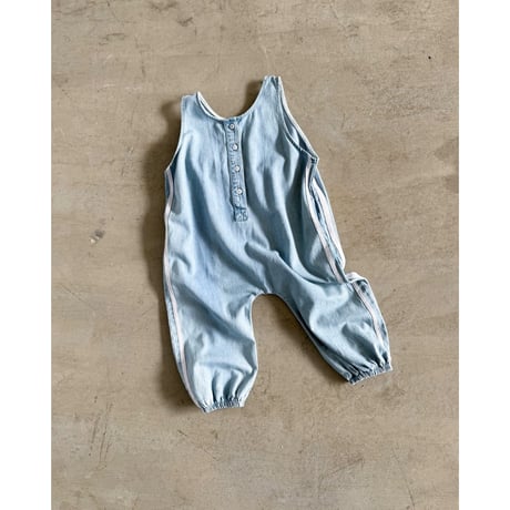 Twin Collective Ozzie Overall - Side Stripe Blue(3y(2-3),4y)
