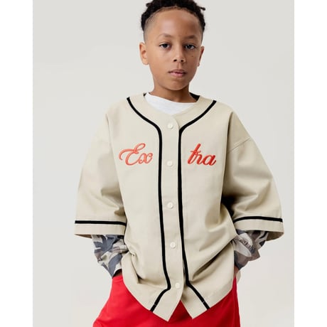 30%OFF EXTRA-EXTRA EXTRA CLUB SHIRT - CAMEL(4-5Y,6-7Y)