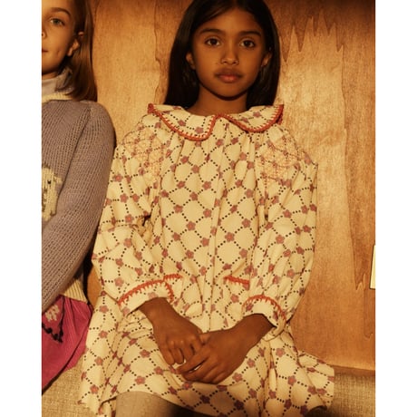 50%OFF 6Yラスト1点 hello Simone Martha dress Floral check