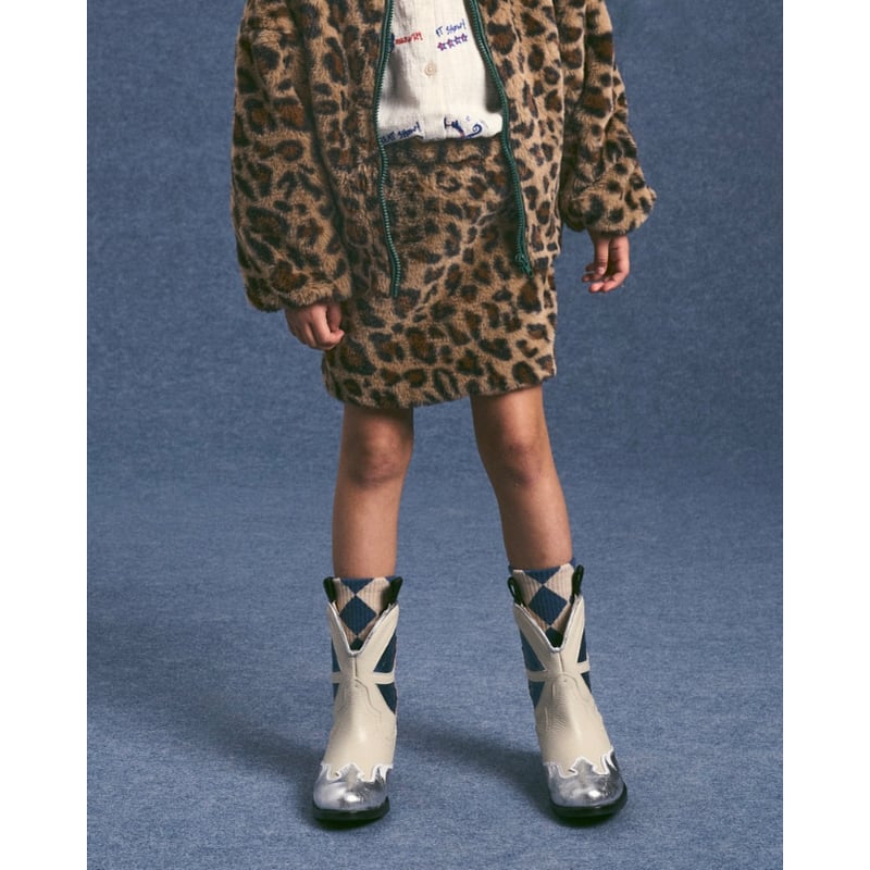 MAISON MANGOSTAN LEOPARD FUR SKIRT LEOPARD | UN