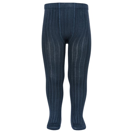 50%OFF 0(9.5-11.5cm)ラスト1点 Condor Rib Basic Tights Lapislazuli(484)
