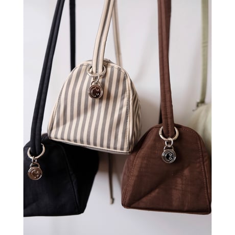 BAGGU Nylon Loaf Bag Sage Stripe
