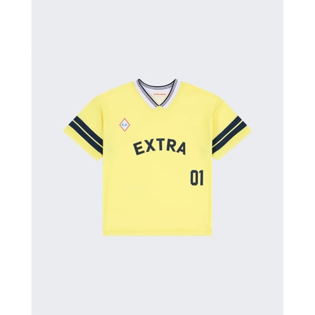 30%OFF 6-7Yラスト1点 EXTRA-EXTRA Extra Football Jersey Lemon