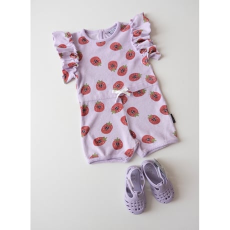 70%OFF 3-4Yラスト1点 Daily Brat BERRY KOALA TOWEL SUIT PASTEL LILAC