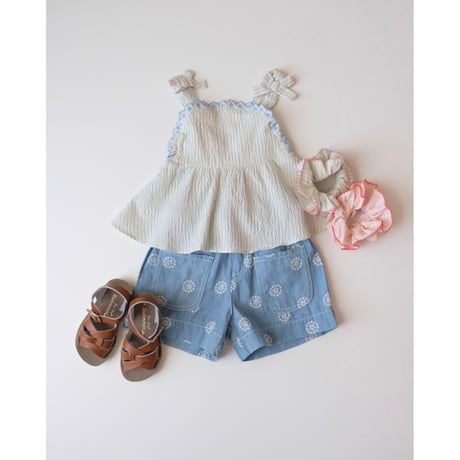 40%OFF Gingersnaps Amara Denim Shorts with Big Pockets & Belt(6Y,8Y,10Y)