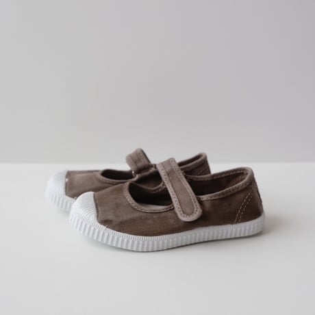 Cienta VELCRO ONE STRAP SHOES nogal/ムラ染め(21(12.5cm))