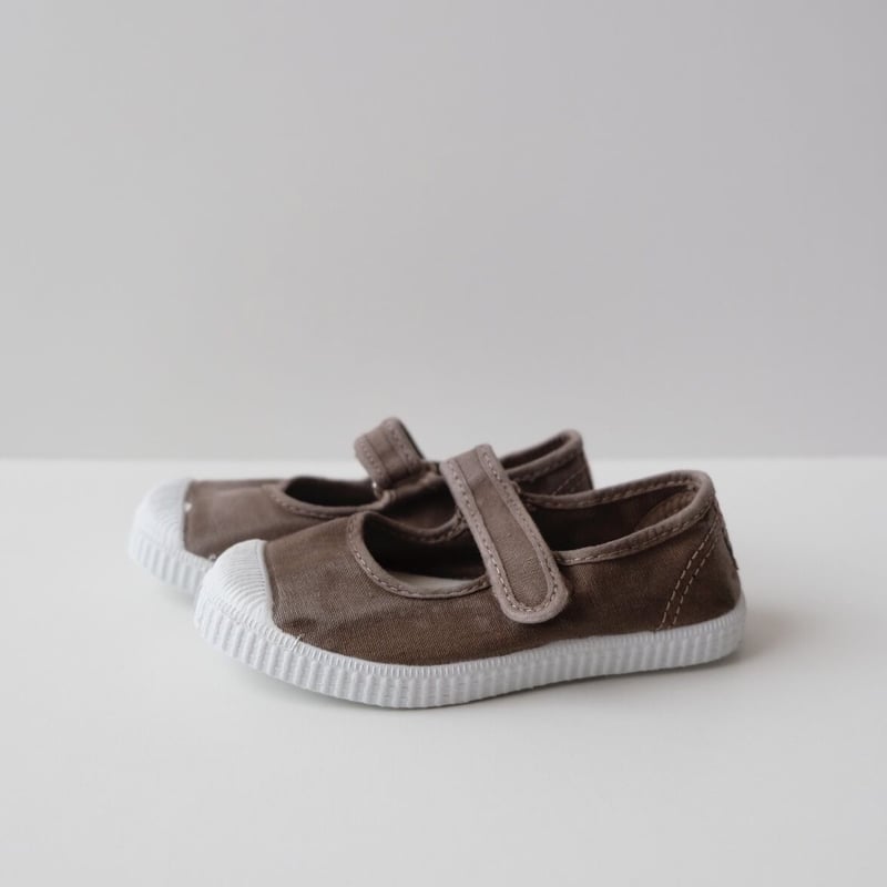 Cienta VELCRO ONE STRAP SHOES nogal/ムラ染め(21(12.
