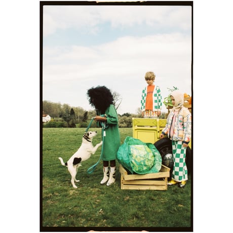 70%OFF 2yラスト1点 MAISON MANGOSTAN MANGOSTAN TEAM DRESS GREEN