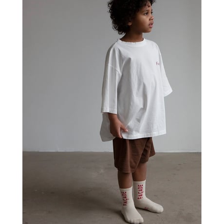 70%OFF Façade Hana wide SS tee - Off-white(1-2y,4-6y)