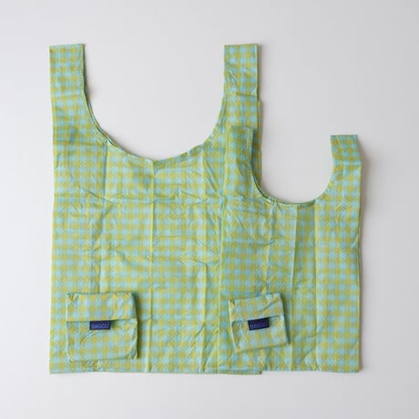 BAGGU BABY BAGGU MINT GREEN GINGHAM