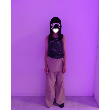 50%OFF 15(140-150cm)ラスト1点 CAMO TANK KHAKI