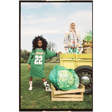 70%OFF 2yラスト1点 MAISON MANGOSTAN MANGOSTAN TEAM DRESS GREEN
