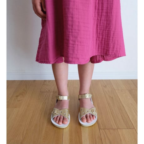 Salt-Water SANDALS SWEETHEART PREMIUM Gold(CH5(13cm))