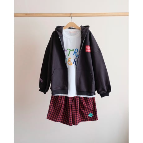 EXTRA-EXTRA CORE ZIP HOODIE - WASHED BLACK(4-5Y,6-7Y,8-9Y,10-11Y,12-13Y)