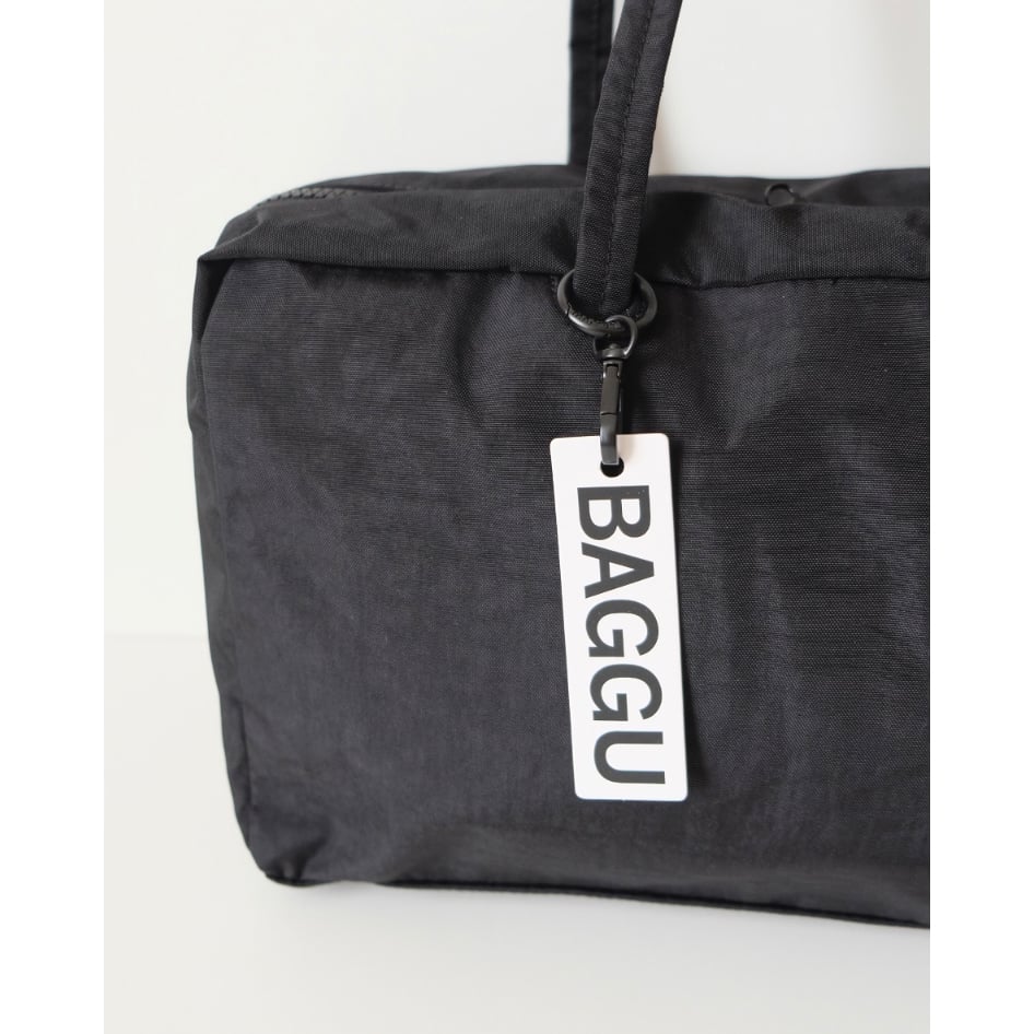 BAGGU Medium Nylon Bowler Bag Black | UNO babewear