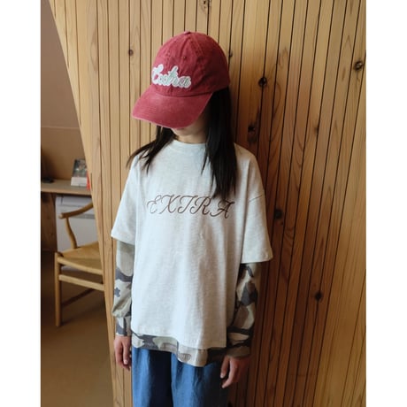 EXTRA-EXTRA EXTRA DOUBLE TEE - MARLE/CAMO(2-3Y,8-9Y)
