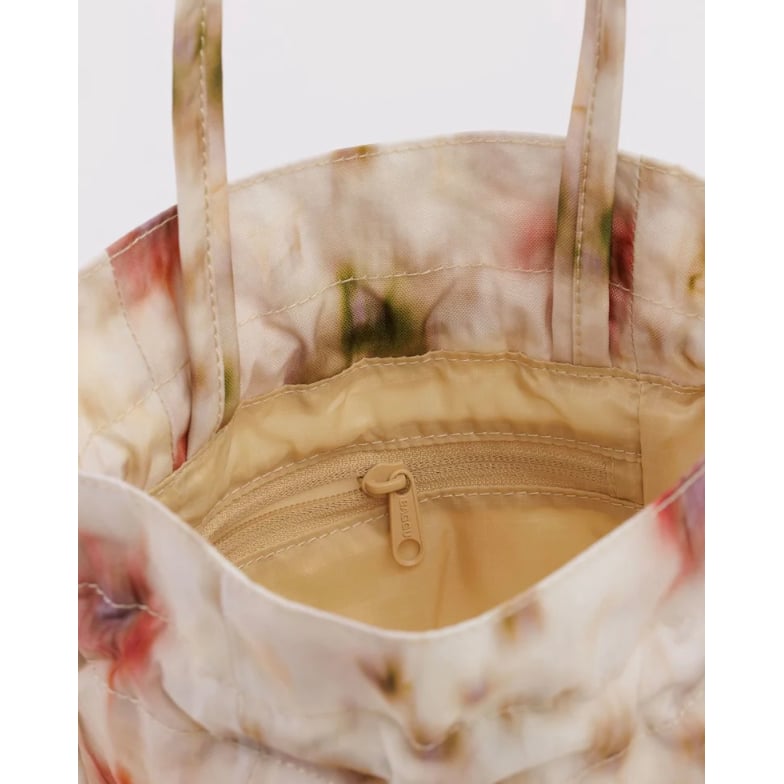 ラスト1点 BAGGU Nylon Drawstring Bag Abstract Flora
